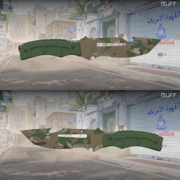 Survival Knife Forest DDPAT (FT) 11/04