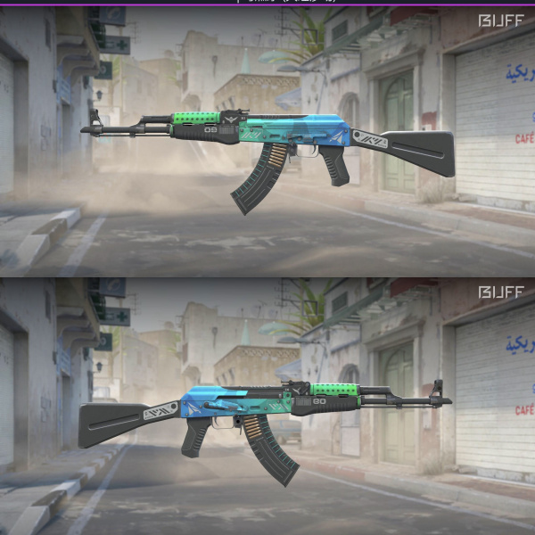 5 skins 1 ganhador KIT AZUL 