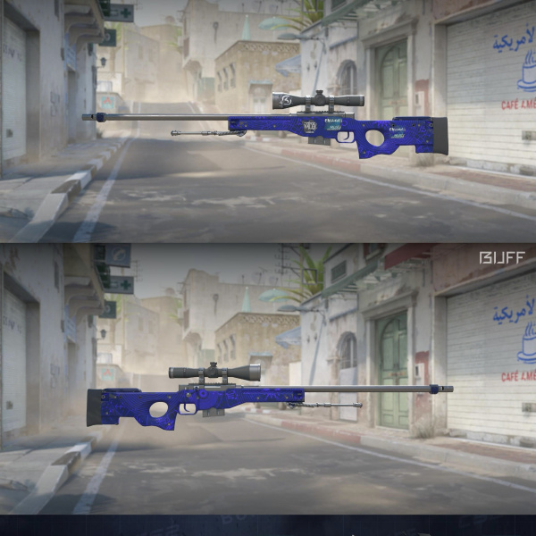 Awp sun in Leo adesivada 