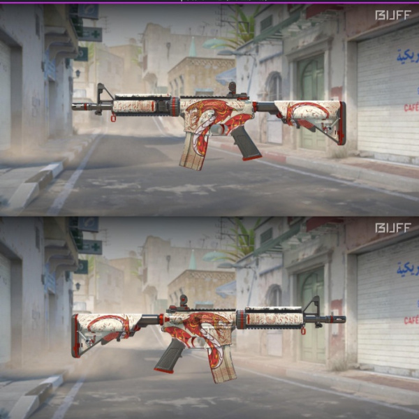 10/10 SKINS (FACA, LUVA E M4 NOVA)